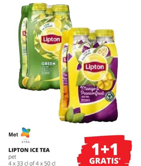 LIPTON ICE TEA 4 X 33 Cl Of 4 X 50 Cl Promotie Bij Spar Colruyt 1 1 GRATIS