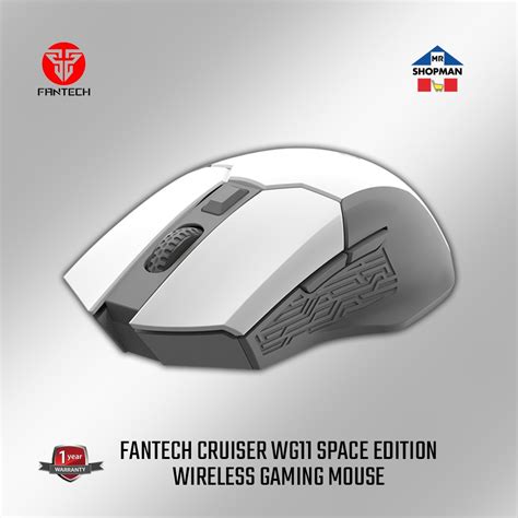 Fantech Cruiser Wg Space Edition Ghz Wireless White Gaming Mouse