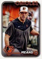 John Means Topps Golden Mirror Image Variation Ssp Price