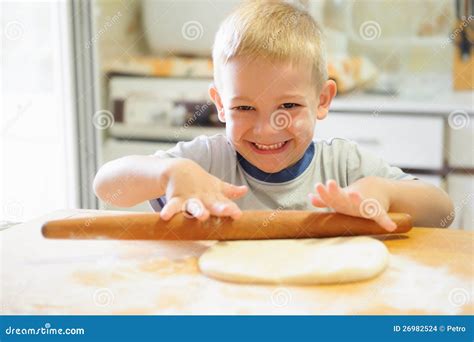 Rolling dough stock photo. Image of kitchen, homemade - 26982524