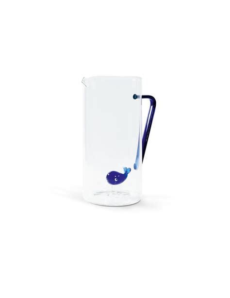 WD LIFESTYLE Caraffa In Vetro Borosilicato Balena