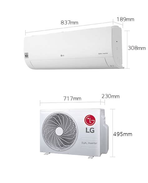 Aire Acondicionado Split Dualcool 12000 Btu Lg Vm122c9 Lg Caribe