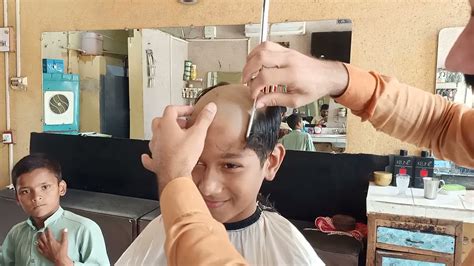 Headshave Head Shave Boy Head Shave Tutorial And Head Massage By Mujahidsalon Youtube