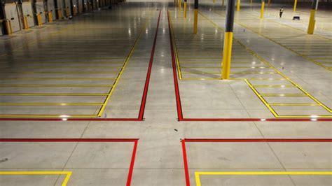 Benefits Of Using Color Coded Warehouse Flooring Markings Everline