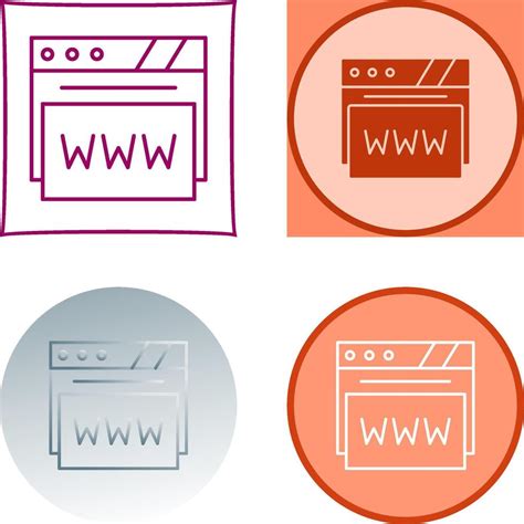 Web Browser Icon Design 45429198 Vector Art At Vecteezy