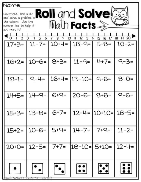 One Minute Math Fluency For Second Grade