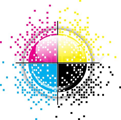 Creative Cmyk Design Stock Vector Colourbox