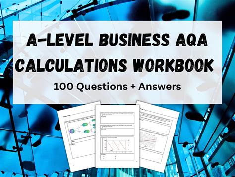 A Level Business Studies Workbook 100 Questions Aqa Specification