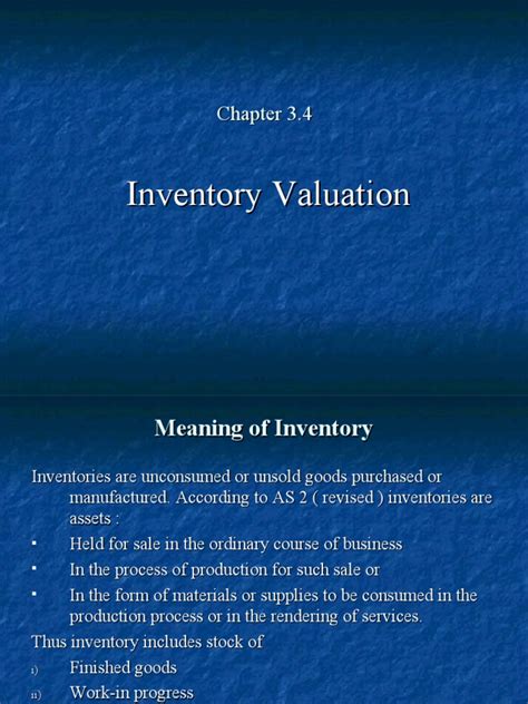 7 Inventory Valuation Download Free Pdf Inventory Valuation