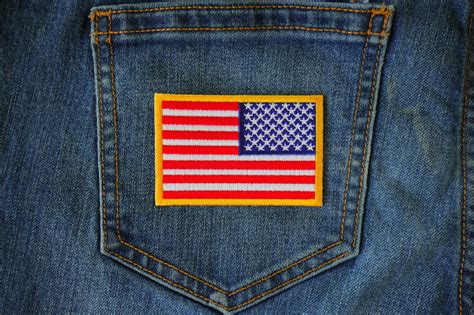 Reversed American Flag Patch | Embroidered Patches by Ivamis Patches