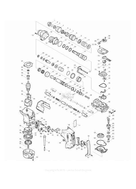 Makita Hr C Parts Diagram For Assembly