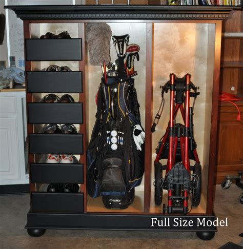 Full Size Cabinet Will Store Six Pairs Of Golf Shoes Two Sets Of Golf