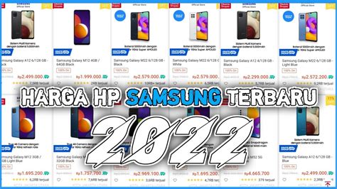 Daftar Harga Hp Samsung Terbaru Maret Youtube