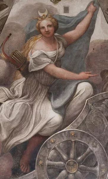 Prints Of Diana On A Chariot 1518 19 Fresco Poster Size Prints