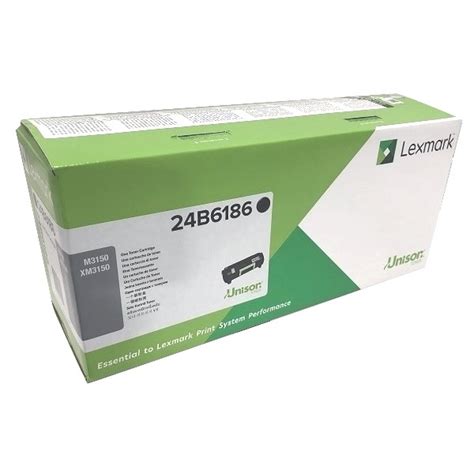 24B6186 Toner Cartridge Lexmark Genuine OEM Black