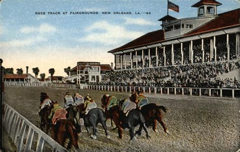 Race Track at Fairgrounds New Orleans, LA Horse Racing