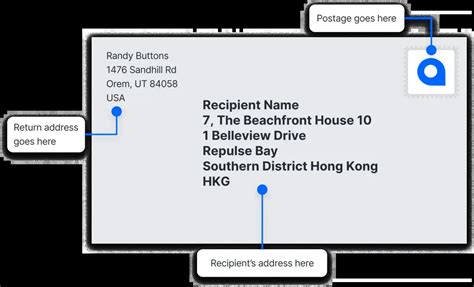Hong Kong Address Format And And Hong Kong Mailing Address Examples