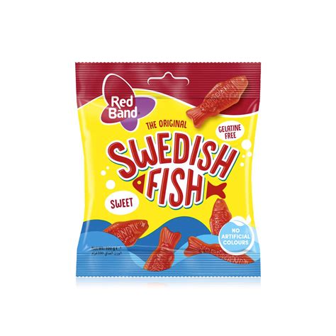 Red Band The Original Swedish Fish Gummy Candy 100g Spinneys Uae