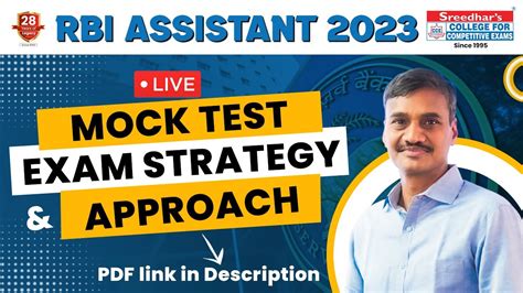 RBI ASSISTANT 2023 Full Length Mock Test Reasoning Paper EXAM