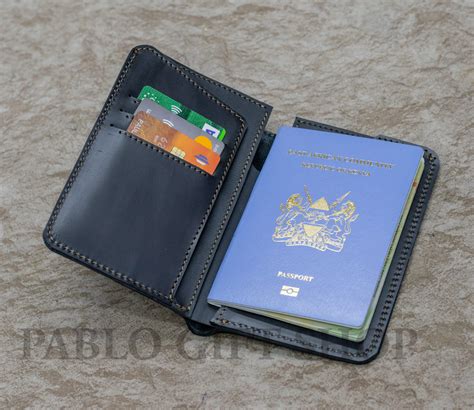 Black Passport Holder Pablo T Shop