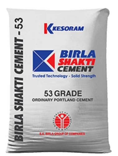 Birla Shakti OPC 53 Grade Cement At Rs 390 Bag Birla Shakti Cement In