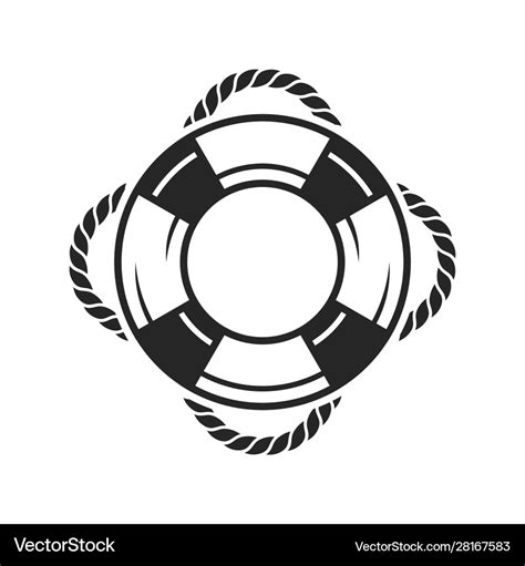 Life Preserver Ring Icon Royalty Free Vector Image