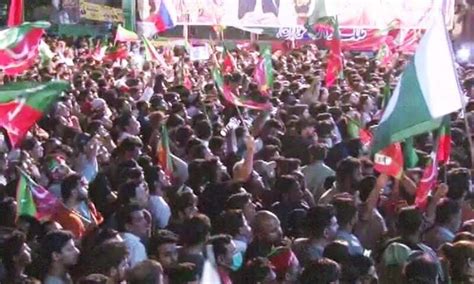 Pti Supporters Stage Nationwide Protests Against Rising Inflation On