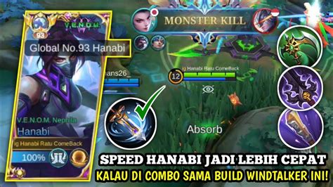 SPEED HANABI JADI LEBIH CEPAT KALU DI COMBO SAMA BUILD WINDTALIKER