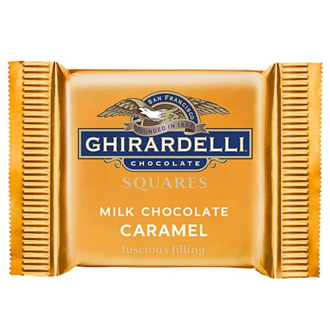 Ghirardelli Individually Wrapped Milk Chocolate Caramel Squares 430 Case