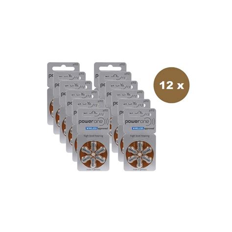 72 Stuks Varta PowerOne 312 PR41 DL312 Gehoorbatterijen