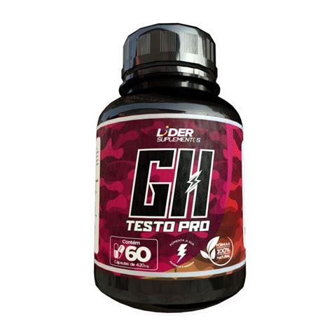 Gh Testo Pro 60 Cápsulas De 500Mg no Shoptime