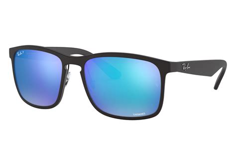 Rb4264 Chromance Sunglasses In Black And Blue Rb4264 Ray Ban® Us