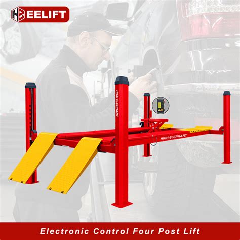 Columna tridimensional multilateral 5500kg Control electrónico elevador