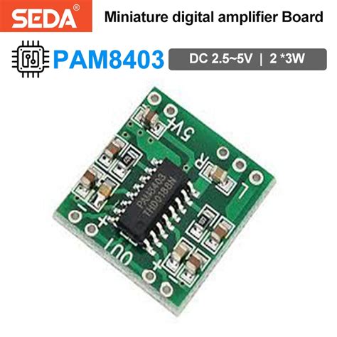 Jual Modul Kit Mini 5V Digital Amplifier Class D PAM 8403 V1 SEDA