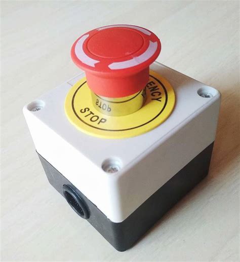 Ss System Emergency Stop Switch Push Button No Nc Element Power Supply