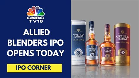 Allied Blenders Crore Ipo Opens Today For Subscription Price