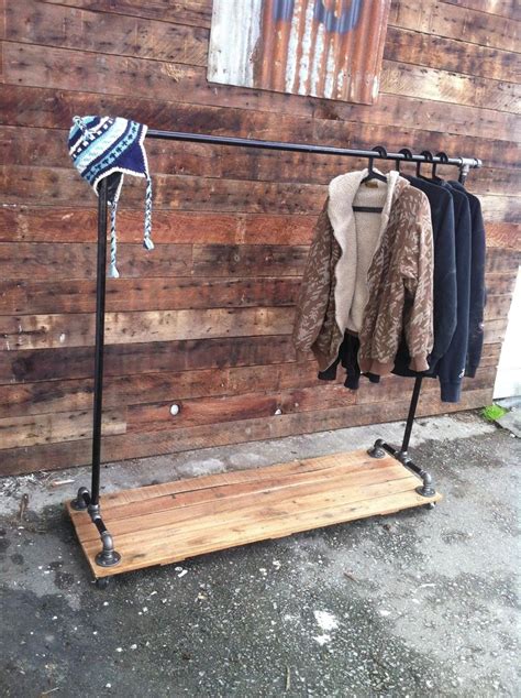 Hand Crafted Industrial Cast Iron Pipe Clothing Rack By J S Reclaimed