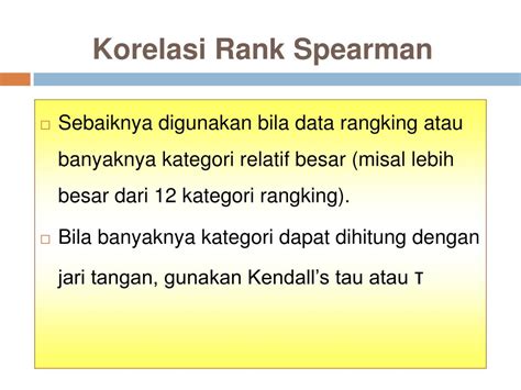 Ppt Analisa Bivariat Korelasi Dan Regresi Powerpoint Presentation