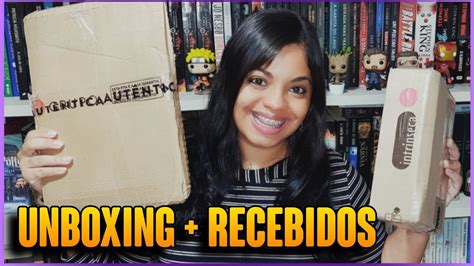 Unboxing Recebidos Compras Tata Literária YouTube