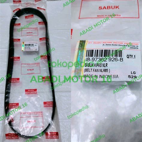 Jual Fan Belt Van Belt Tali Kipas Dinamo Isuzu Dmax D Max Jj Cc