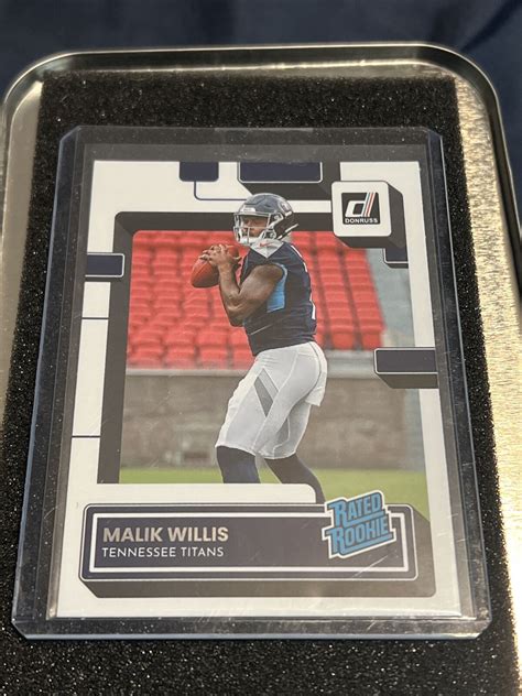 Panini Donruss Rated Rookie Malik Willis Rc Ebay