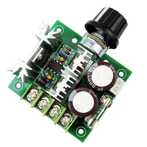 PWM DC Motor Speed Regulator Adjustable Speed Control Switch 12V 24V