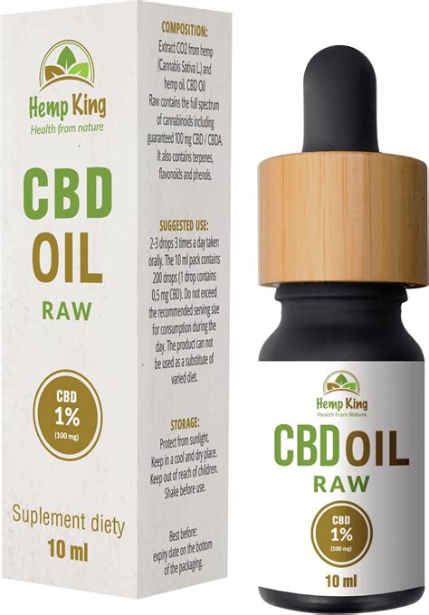 Preparat Medycyny Naturalnej Hempking Olejek Cbd Raw Ml Opinie I