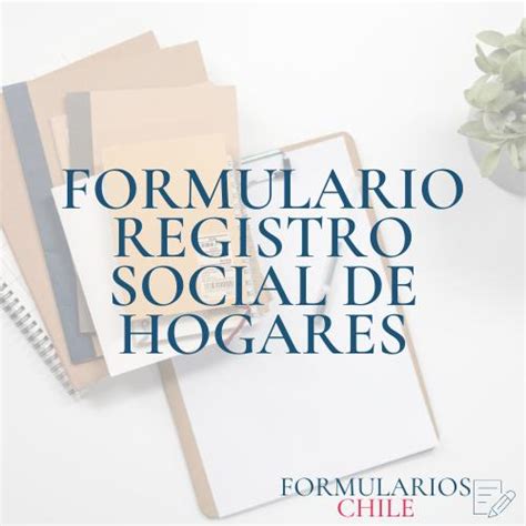 Formulario Solicitud Al Registro Social De Hogaresdescargar