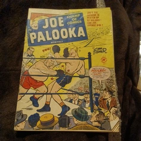 Joe Palooka Harvey December Fa Gd Ham Fisher Golden Age Cartoon