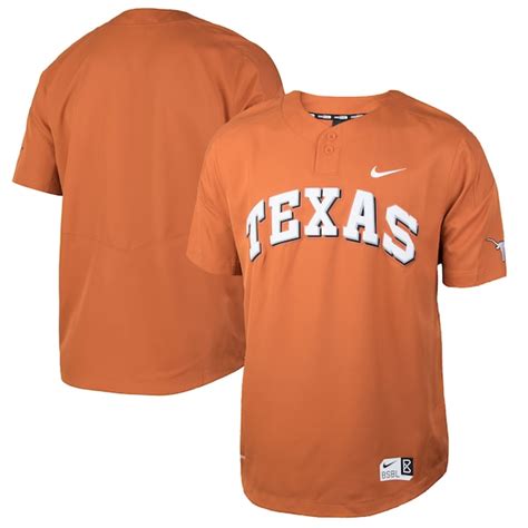 Men's Nike Burnt Orange Texas Longhorns Two-Button Vapor Performance ...