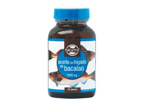 ACEITE DE HÍGADO DE BACALAO 1000 mg NATURMIL Herbolario Caléndula