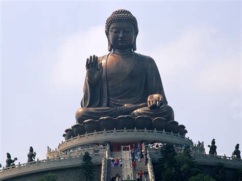 Big Buddha on Lantau Island-Hong Kong landscape wallpaper-1152x864 ...