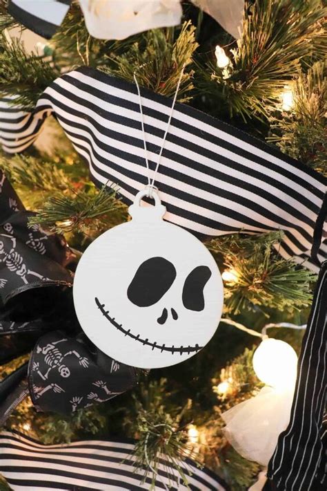 How To Make Diy Jack Skellington Ornaments For A Halloween Tree Hometalk