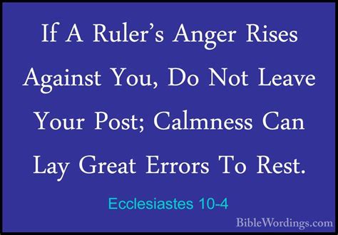 Ecclesiastes 10 Holy Bible English BibleWordings